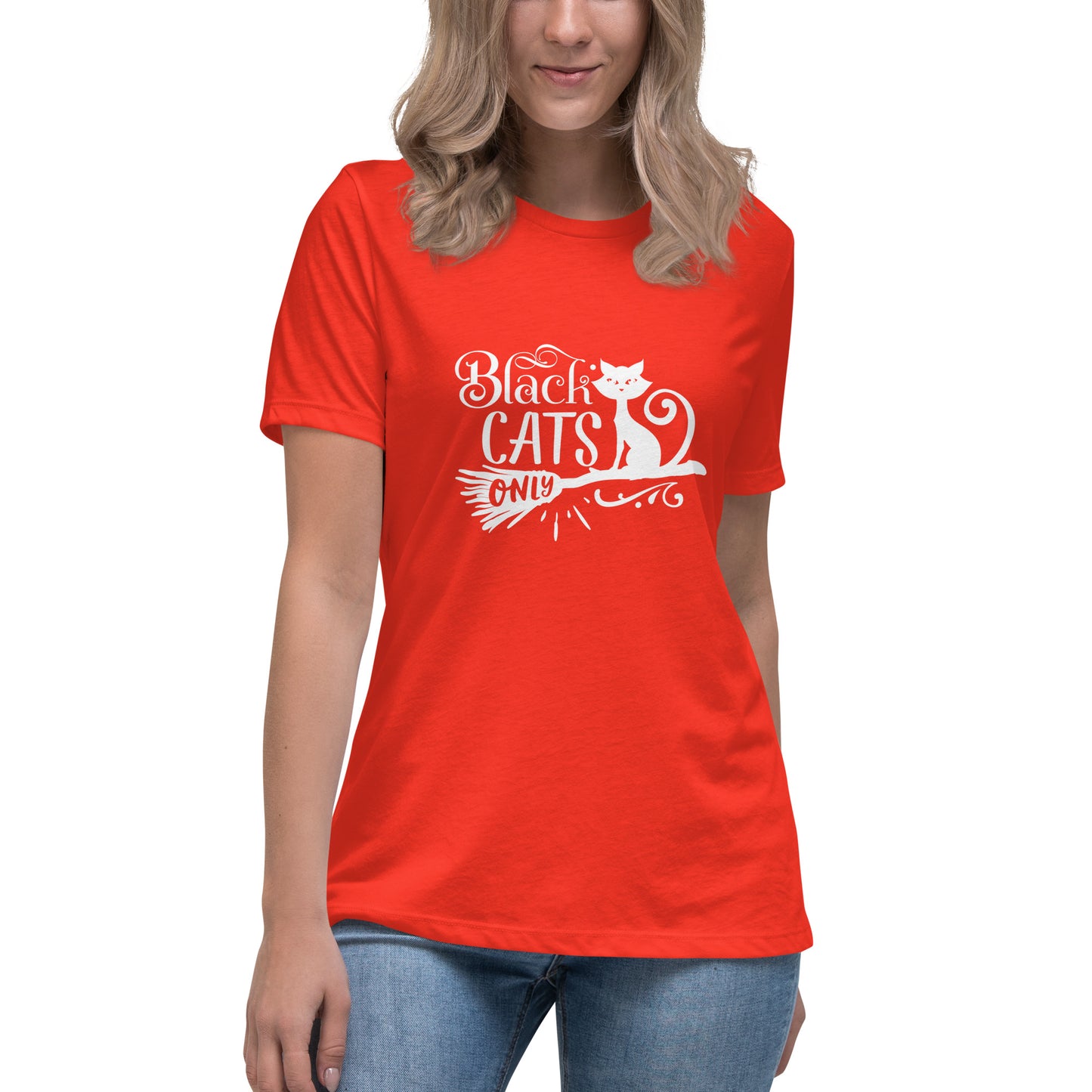 Black Cats Only Women's Relaxed T-Shirt