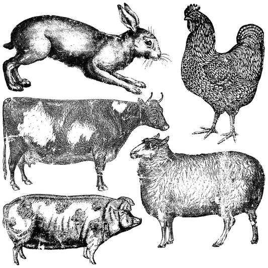 Farm Animals | IOD Decor Stamp