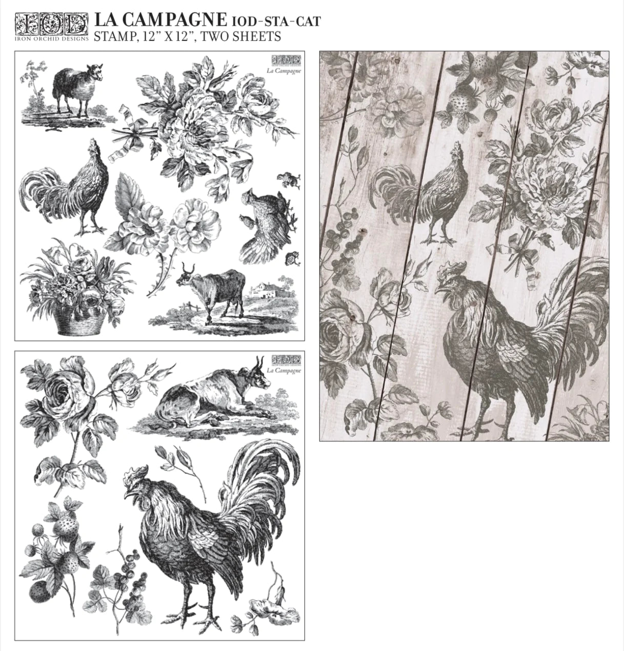 La Campagne | IOD Decor Stamp