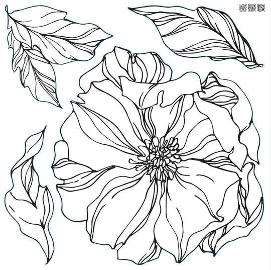 Peonies | IOD Decor Stamp