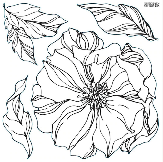 Peonies | IOD Decor Stamp