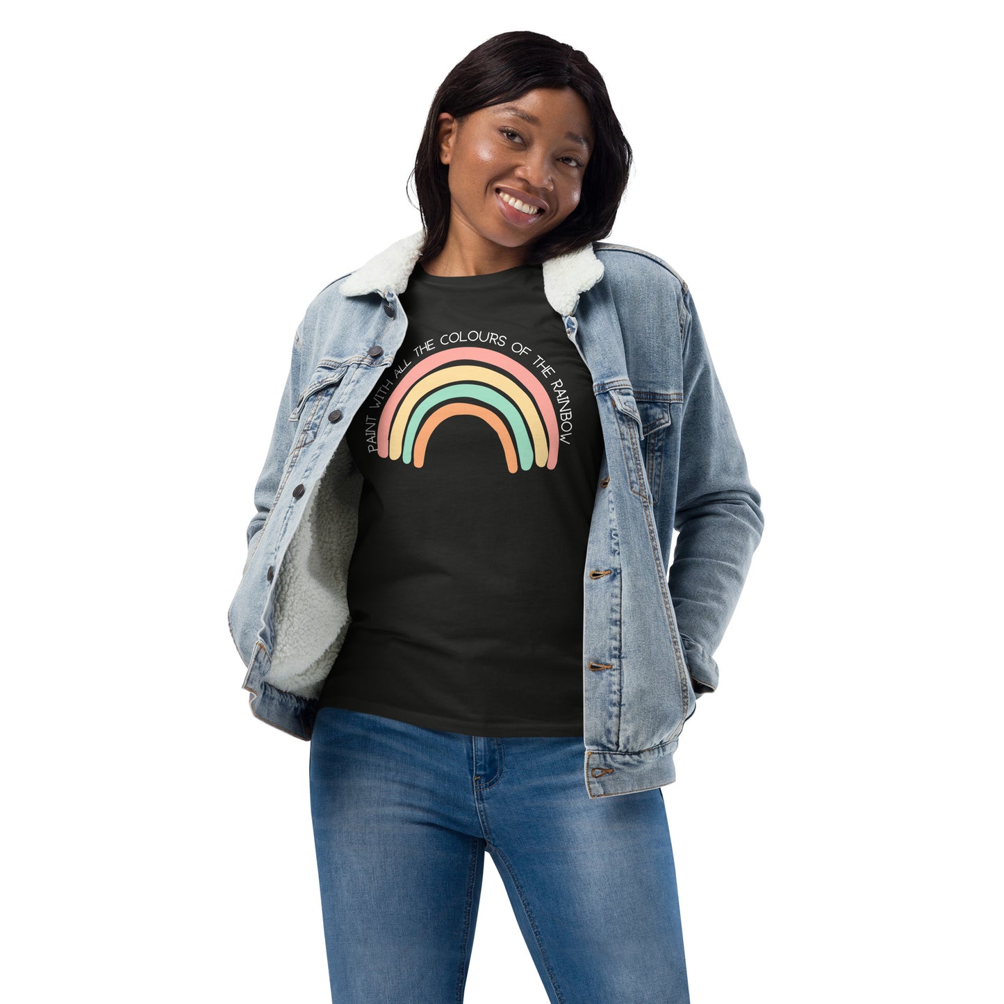 Rainbow Unisex fashion long sleeve shirt
