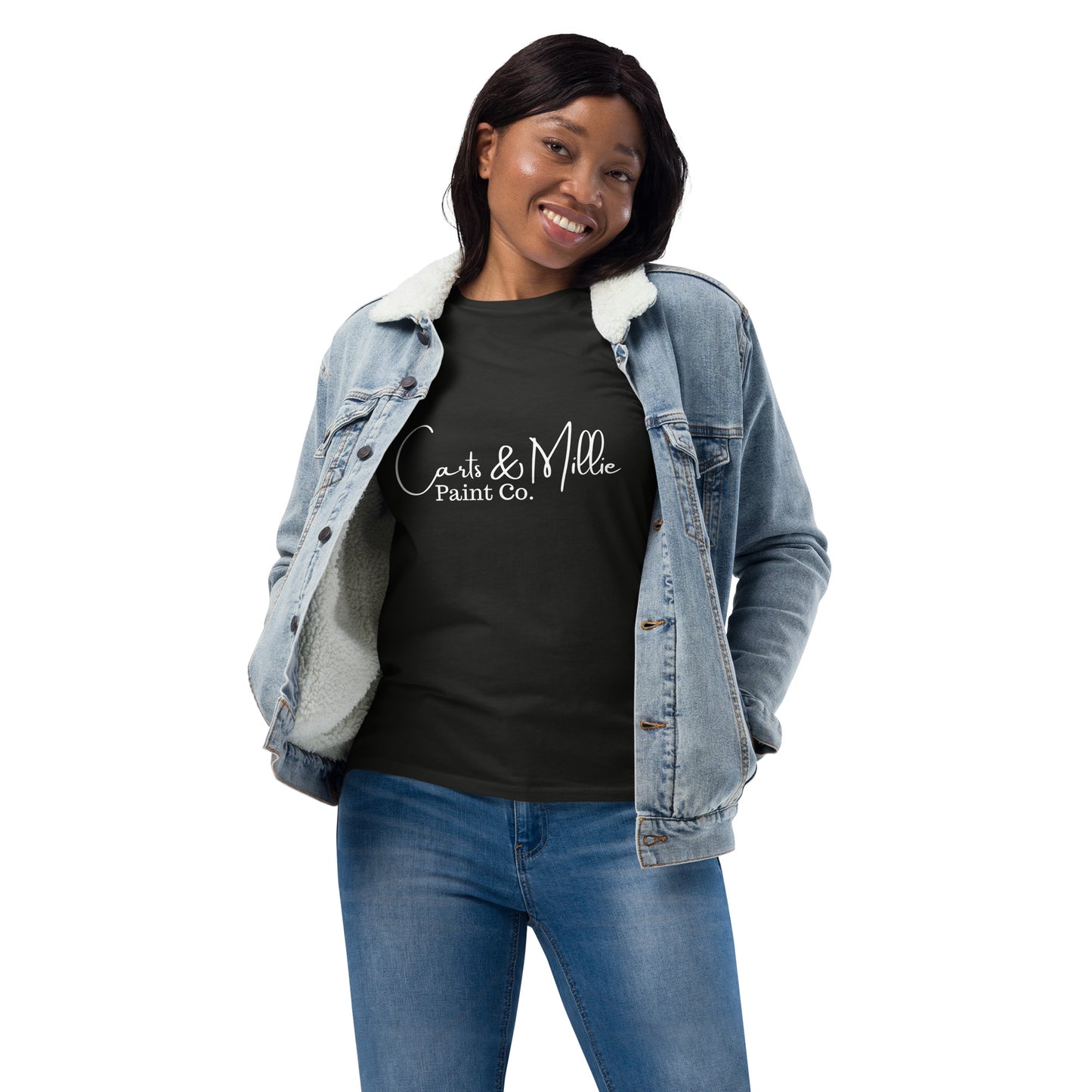 Carts & Millie Paint Co. Unisex fashion long sleeve shirt