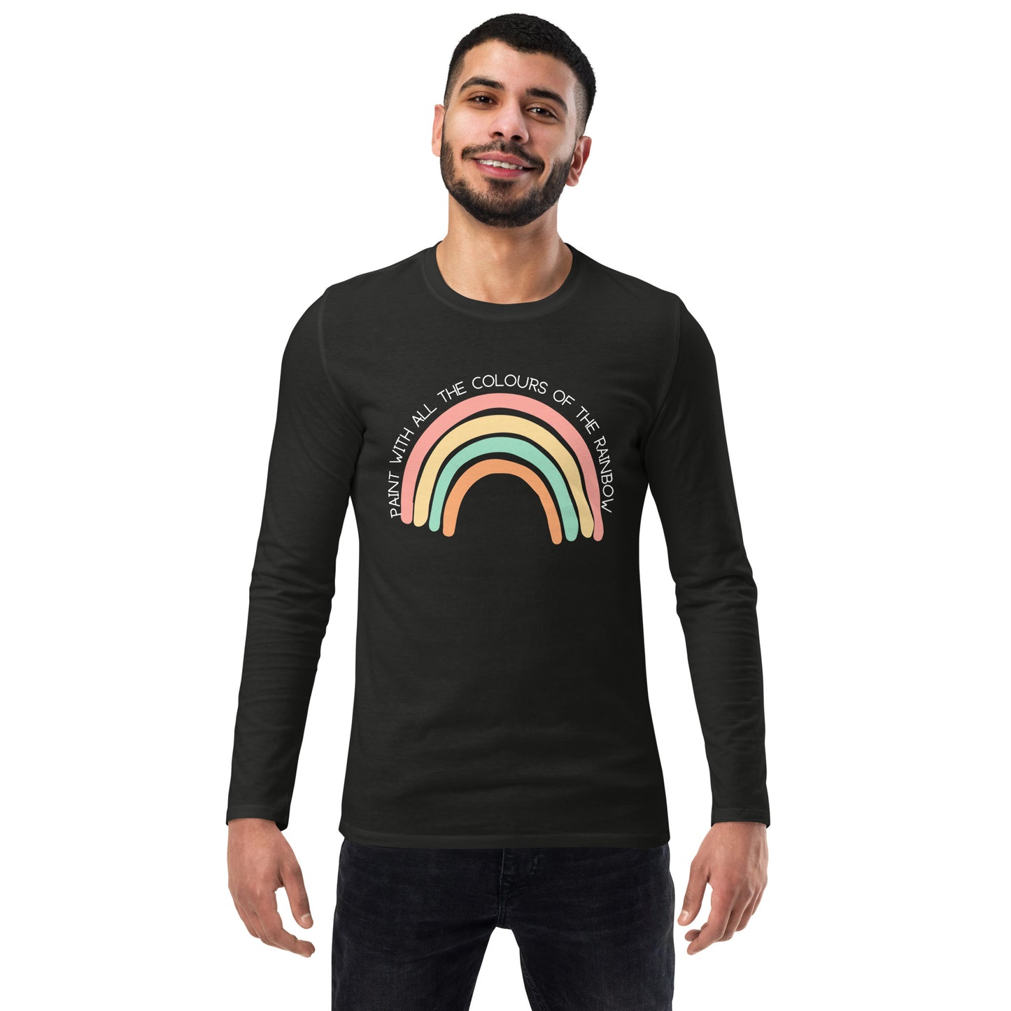 Rainbow Unisex fashion long sleeve shirt