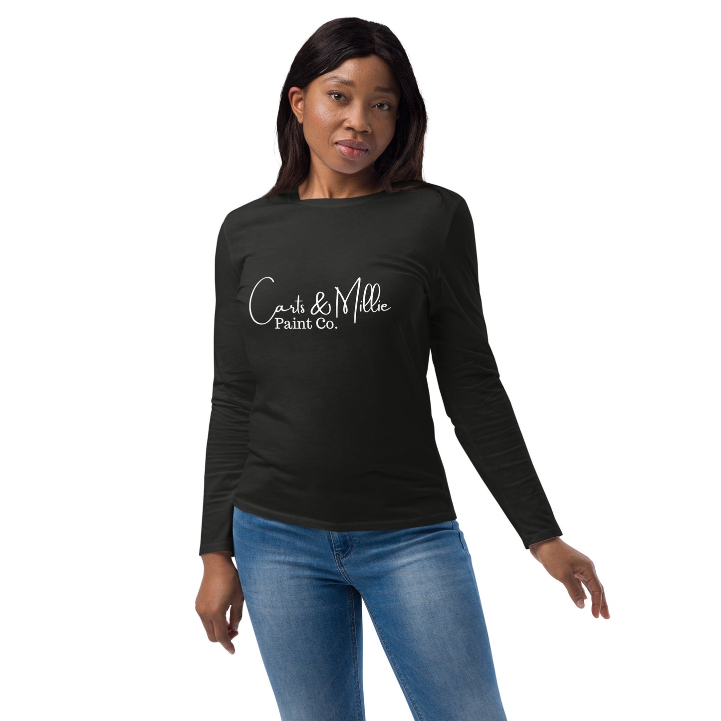 Carts & Millie Paint Co. Unisex fashion long sleeve shirt