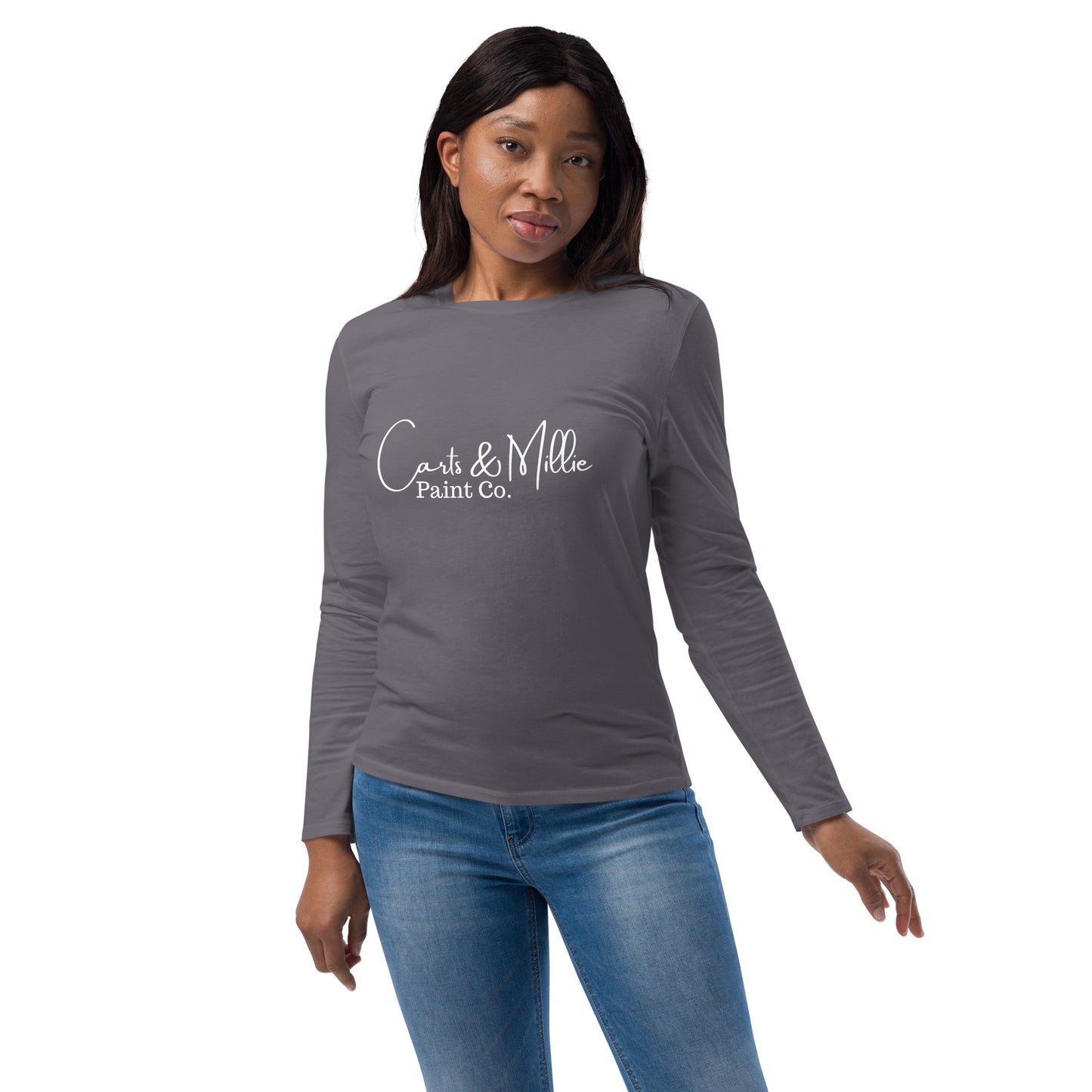 Carts & Millie Paint Co. Unisex fashion long sleeve shirt