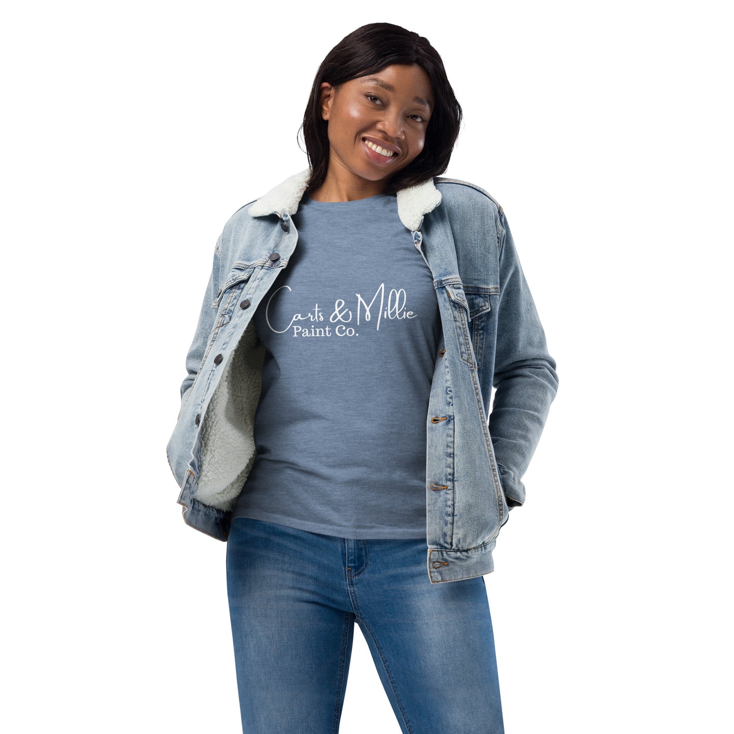 Carts & Millie Paint Co. Unisex fashion long sleeve shirt
