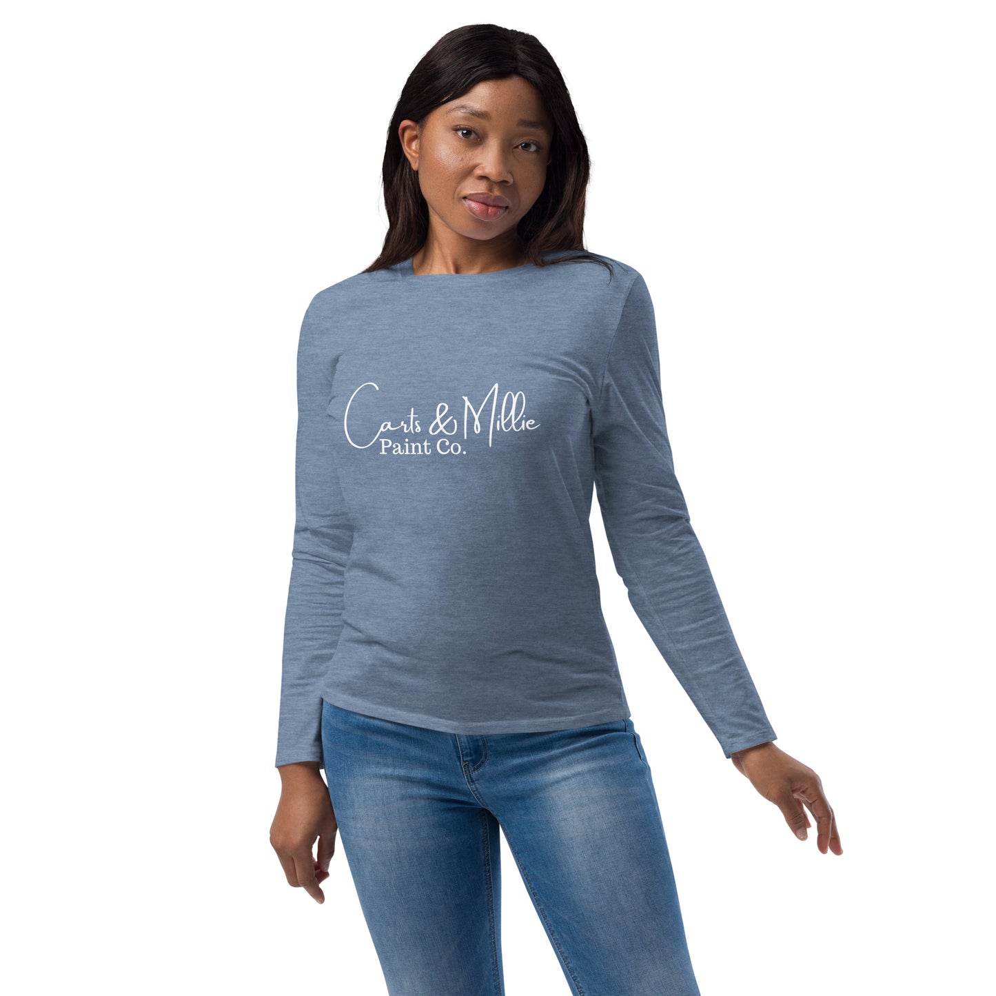 Carts & Millie Paint Co. Unisex fashion long sleeve shirt