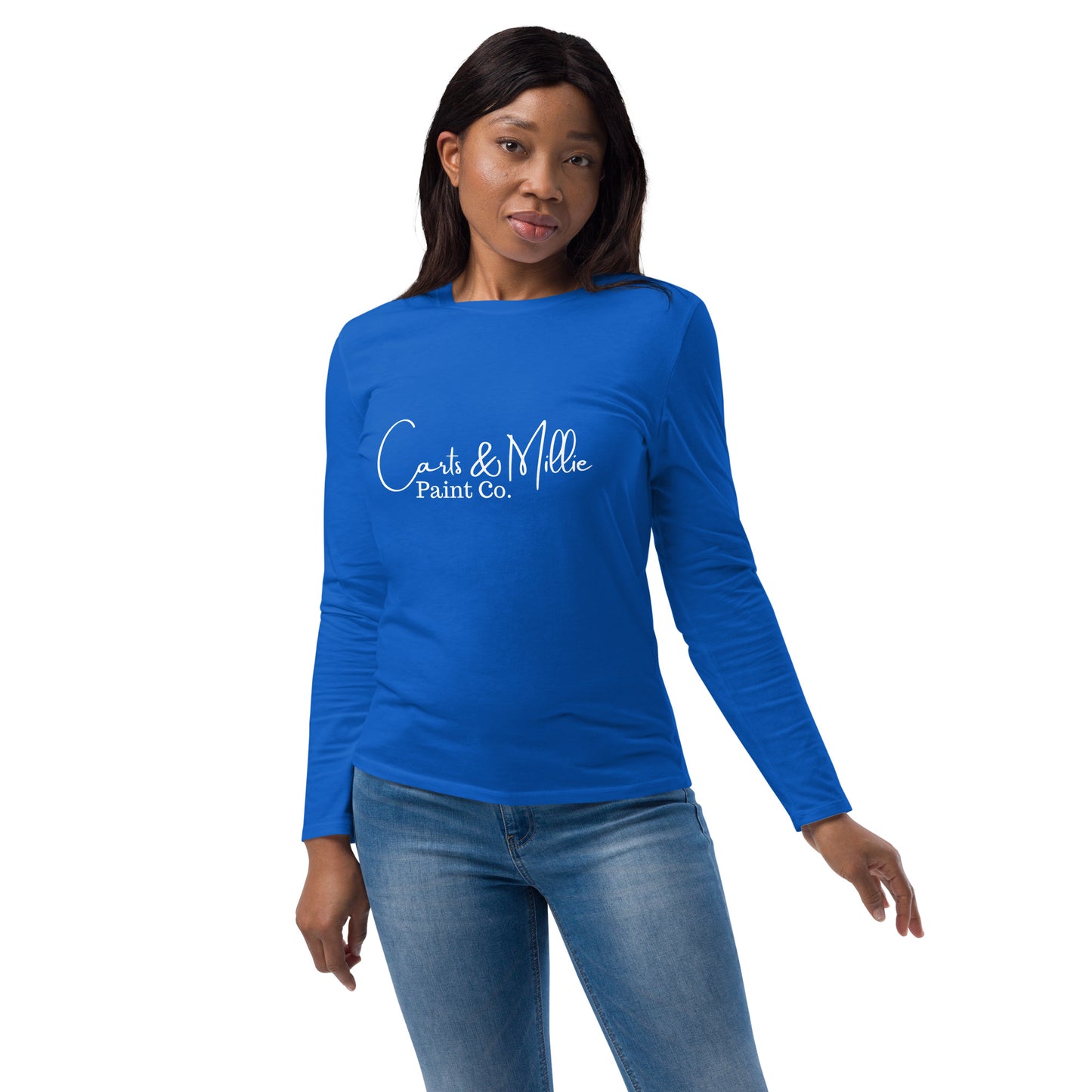 Carts & Millie Paint Co. Unisex fashion long sleeve shirt