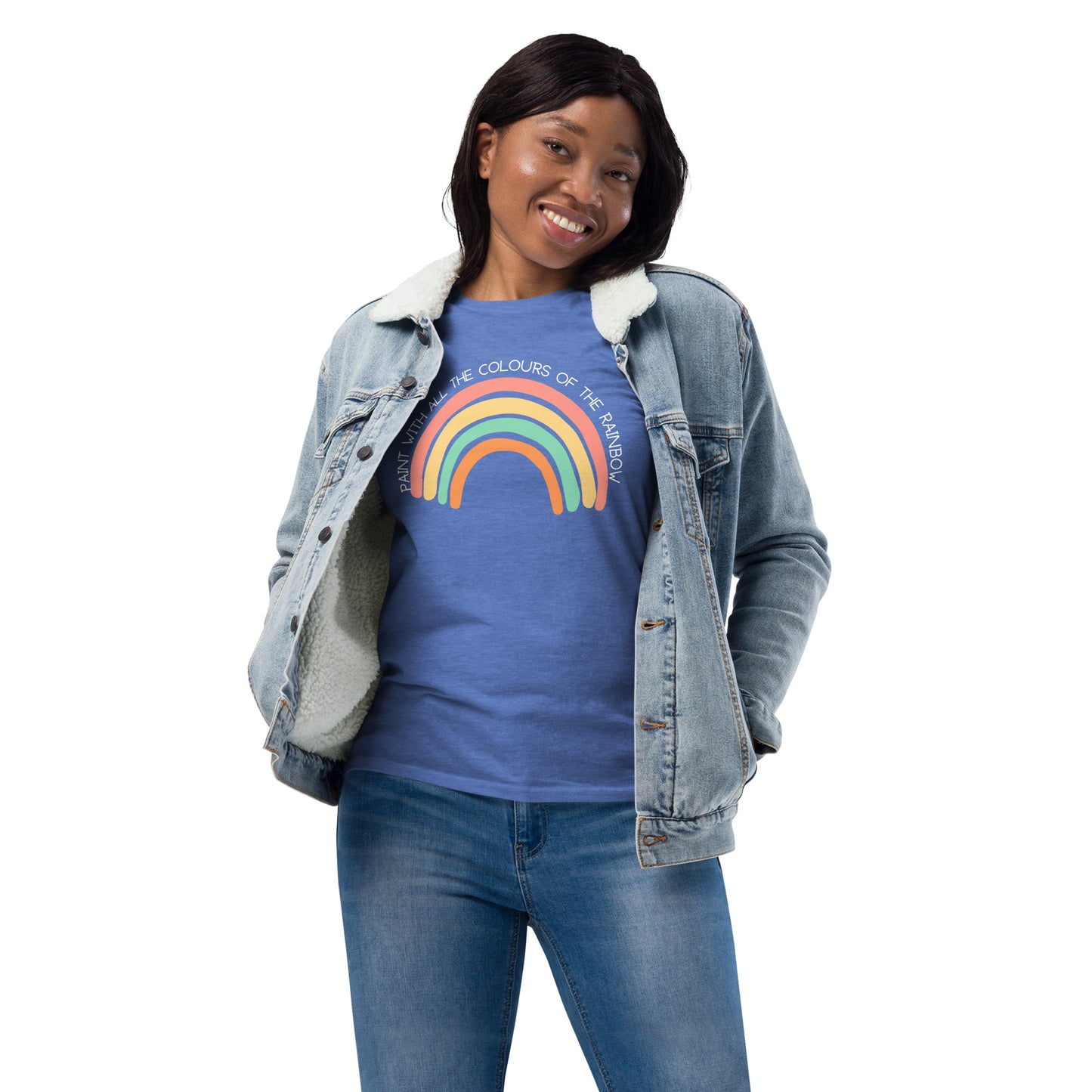 Rainbow Unisex fashion long sleeve shirt