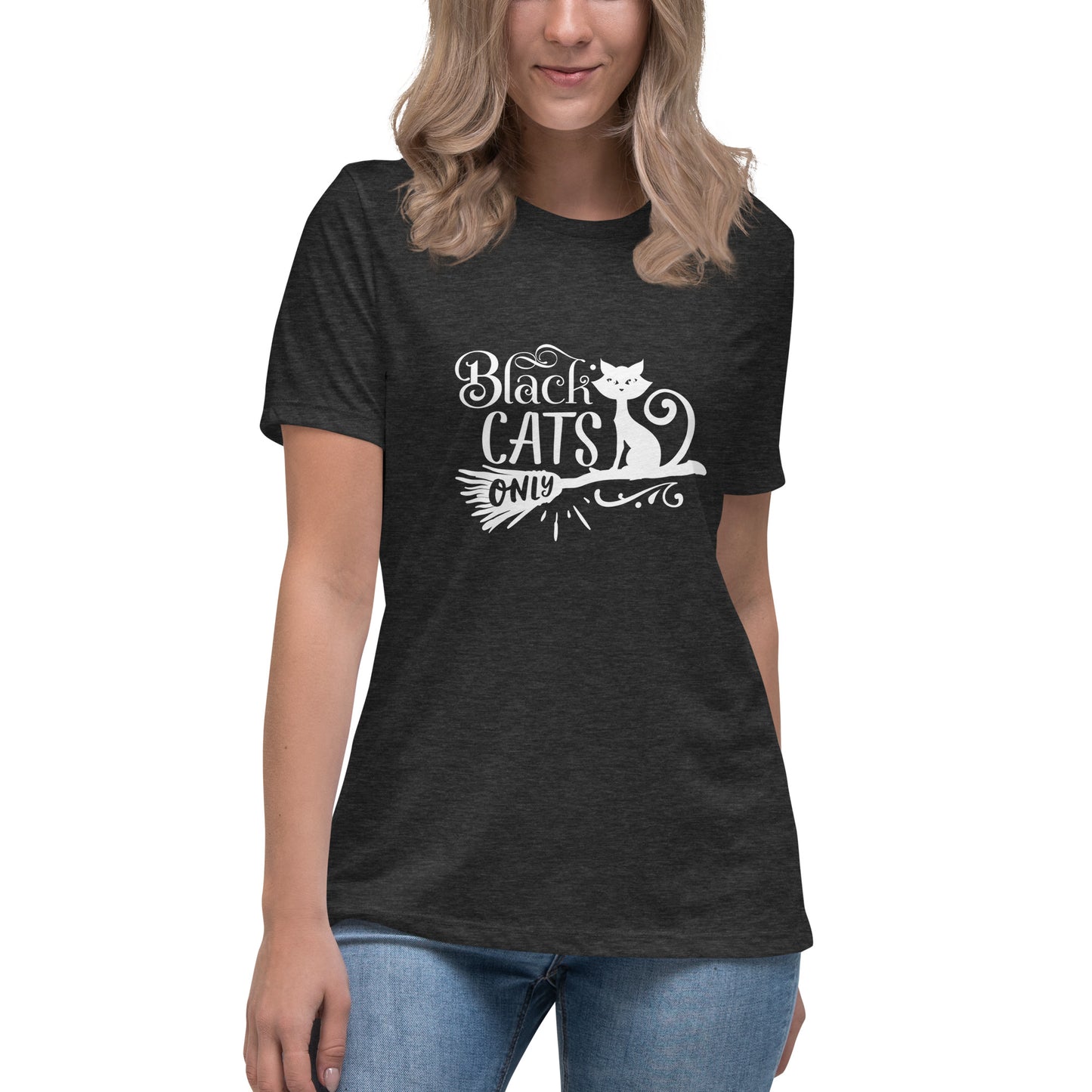 Black Cats Only Women's Relaxed T-Shirt