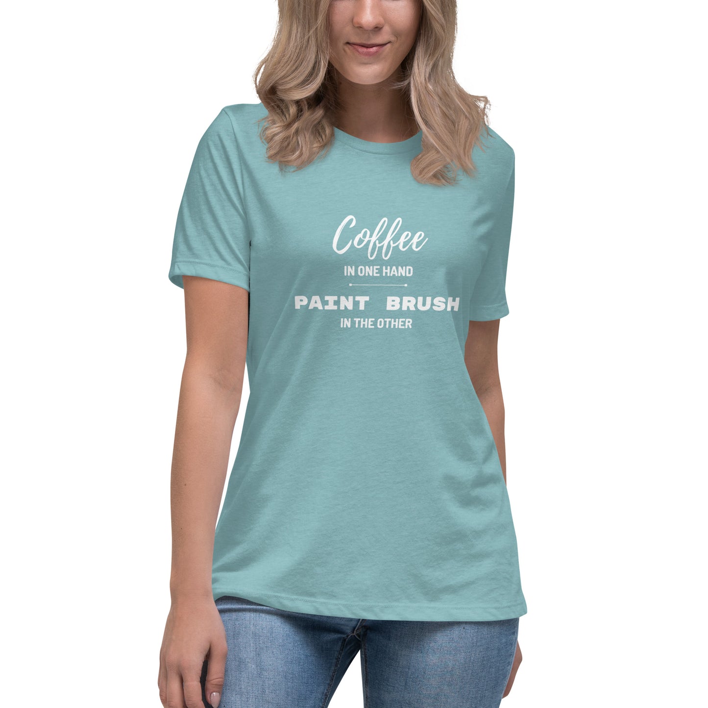 Coffee and Brush Women's Relaxed T-Shirt
