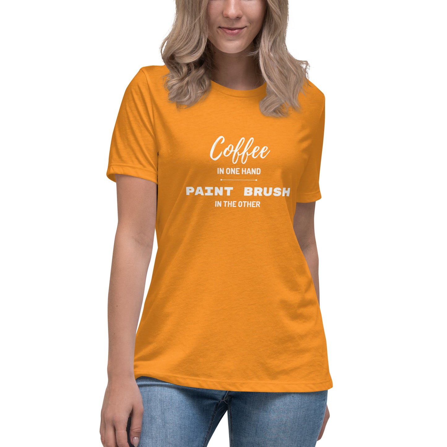 Coffee and Brush Women's Relaxed T-Shirt