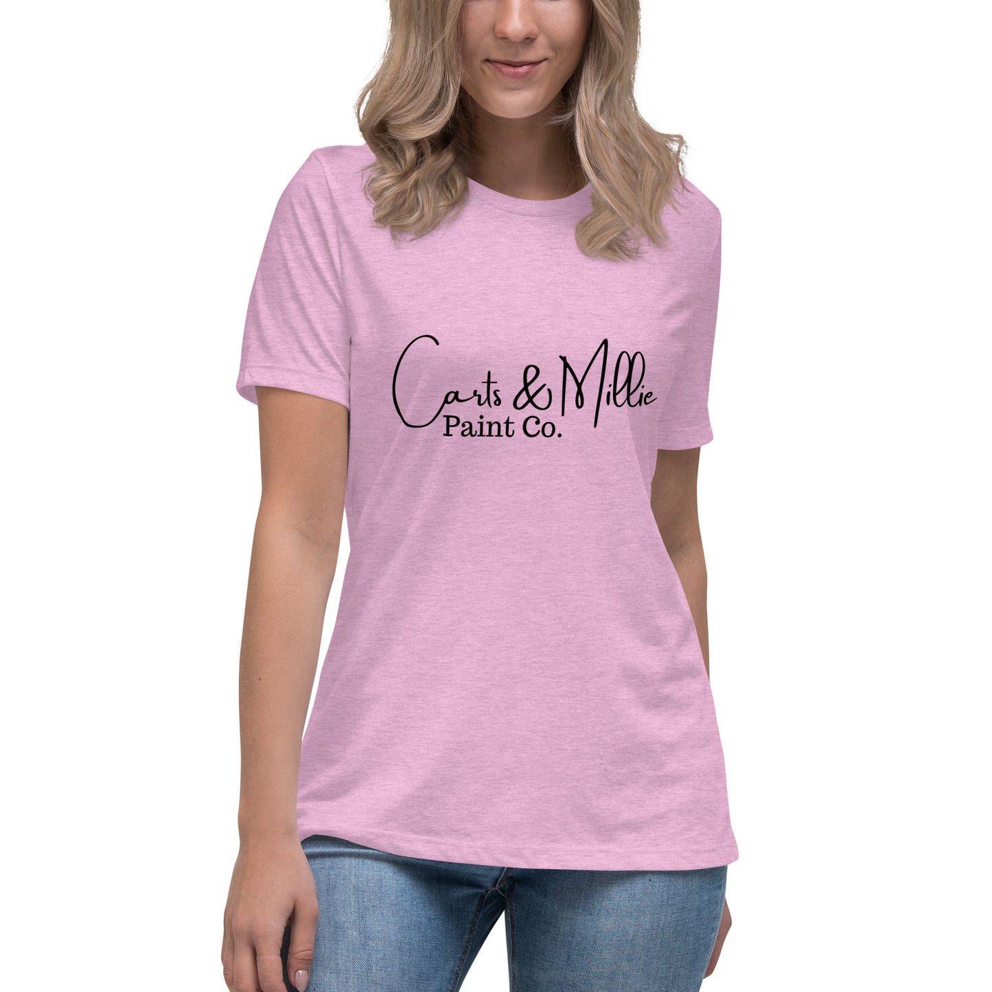 Carts & Millie Paint Co. Women's Relaxed T-Shirt