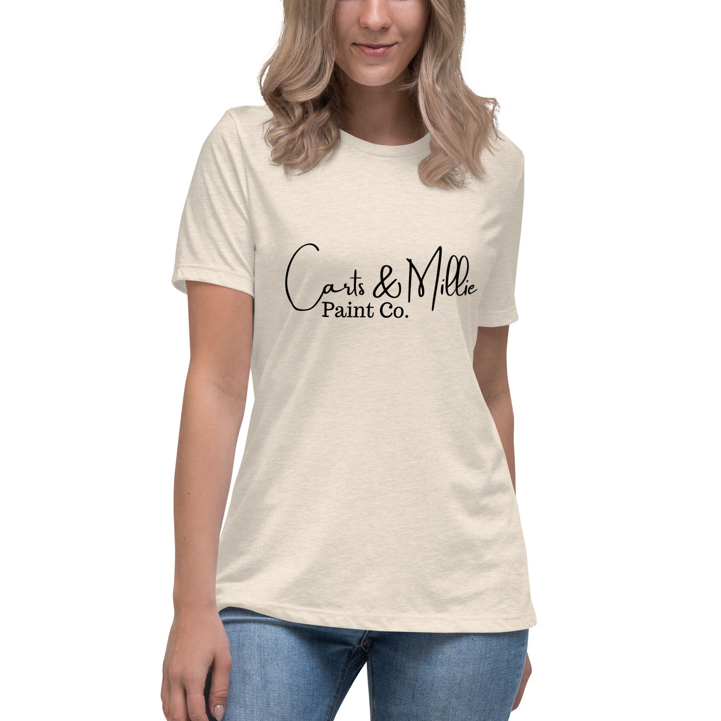Carts & Millie Paint Co. Women's Relaxed T-Shirt