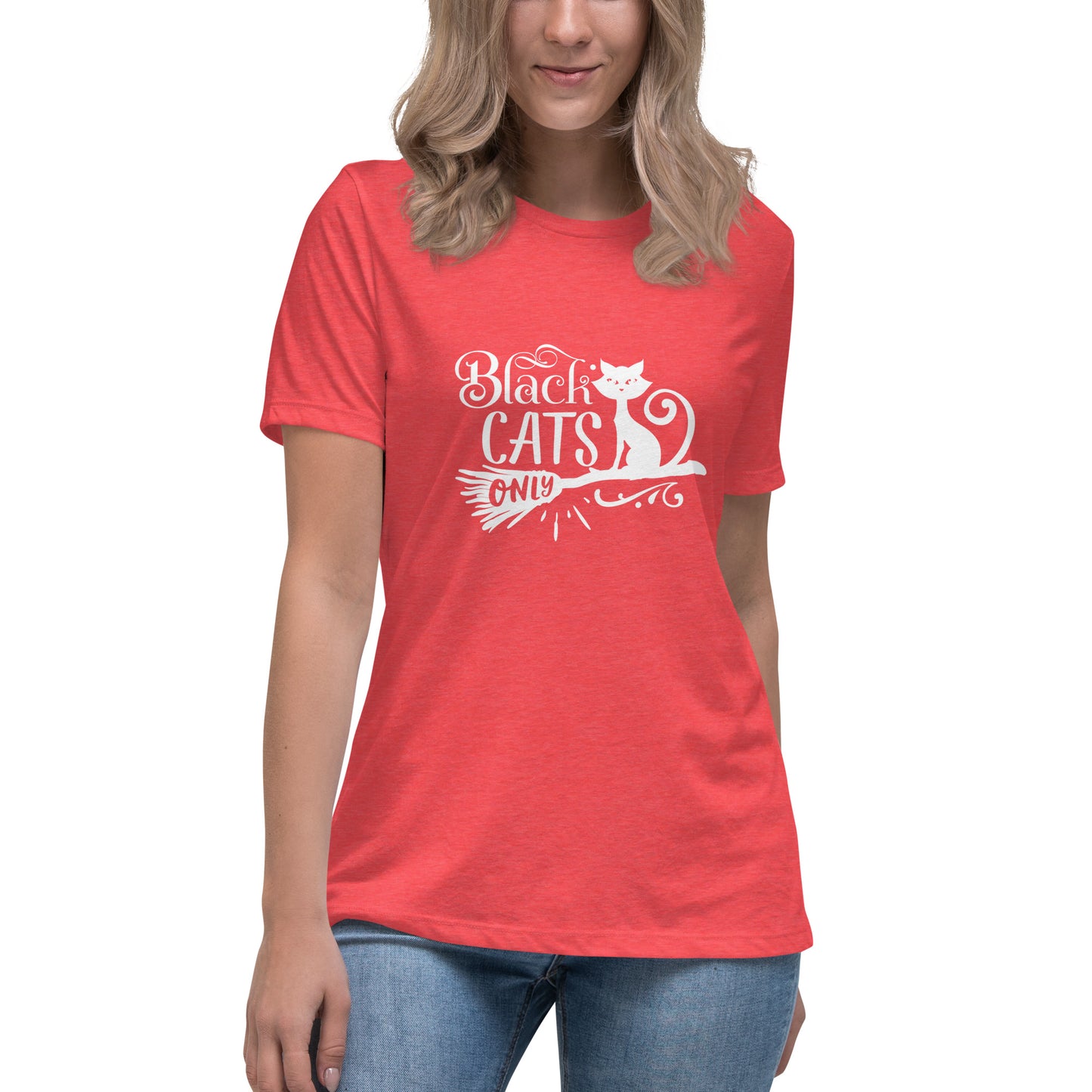 Black Cats Only Women's Relaxed T-Shirt