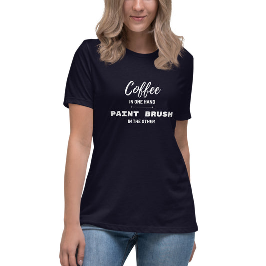 Coffee and Brush Women's Relaxed T-Shirt