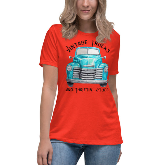 Vintage Trucks Women's Relaxed T-Shirt