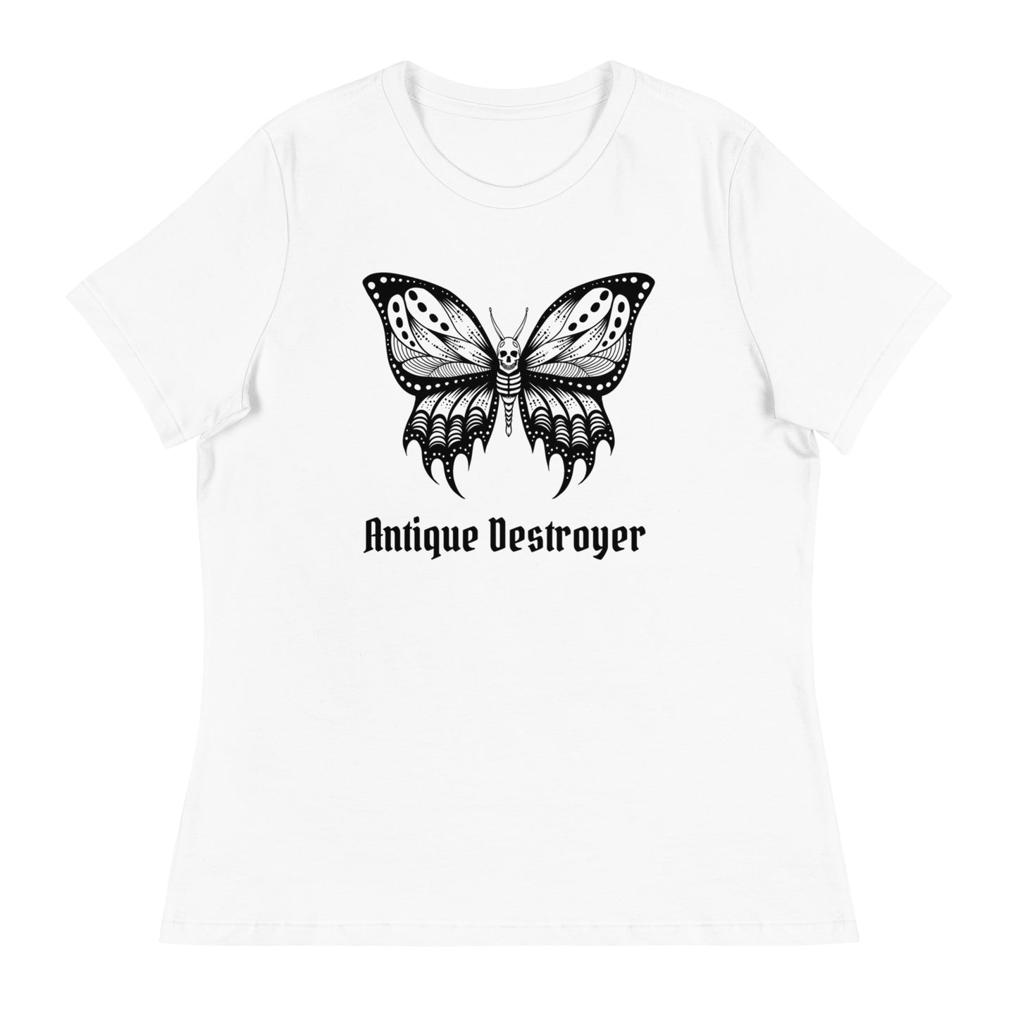 Antique Destroyer (black print) Women's Relaxed T-Shirt